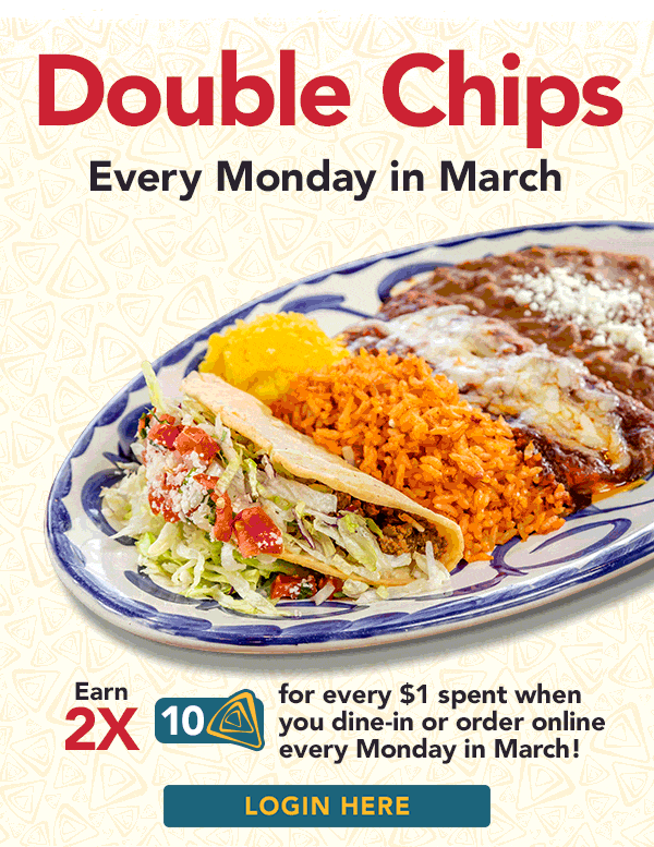 ALERT!🚨 It’s Double Points Day! El Torito